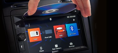 Imagen de Radio para auto con pantalla táctil de 15,7 cm (6,2 pulg.) de DVD con BLUETOOTH®